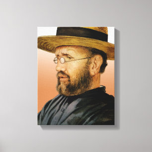 Lienzo Damien de Molokai