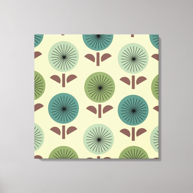 Lienzo Dandelions atómicos (Anverso)