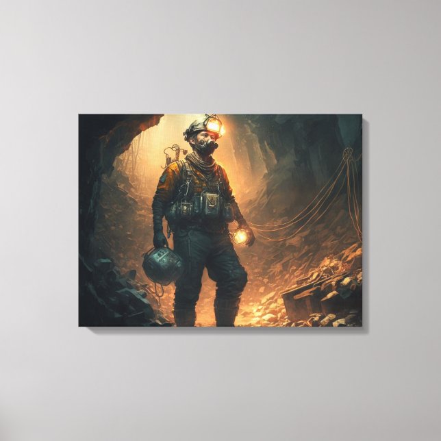 Lienzo Dangerous Mines (Anverso)