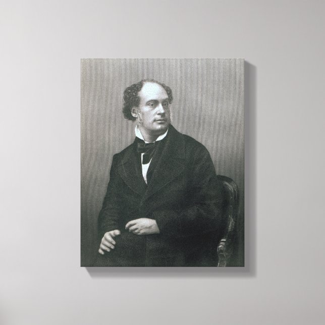 Lienzo Daniel Maclise. RA (Anverso)