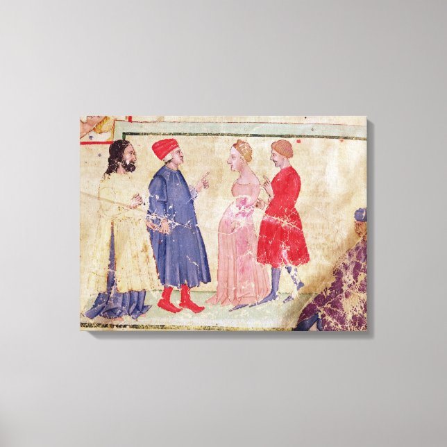 Lienzo Dante y Virgil con Francesca da Rimini (Anverso)