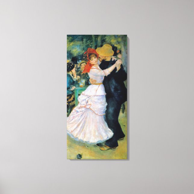 Lienzo Danza en el Bella Artes de Bougival Renoir (Anverso)