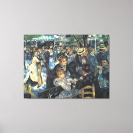 Lienzo Danza en Le Moulin de la Galette por Renoir