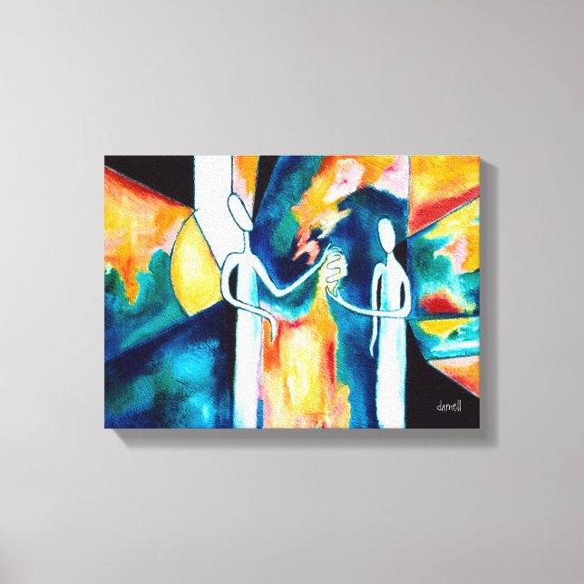 Lienzo Dar 2 (texturizado) (Anverso)