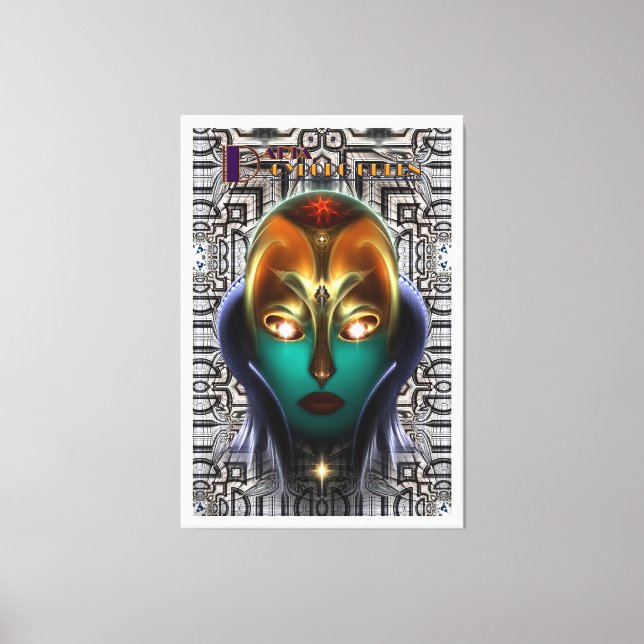 Lienzo Daria Cyborg Queen Tech Canvas Print (Anverso)