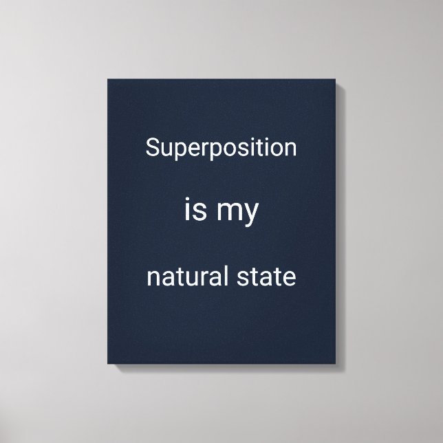 Lienzo Dark Blue Roboto Quantum Engineer Wall Art (Anverso)