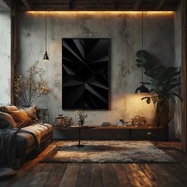 Lienzo Dark Geometry Minimalist Abstract
