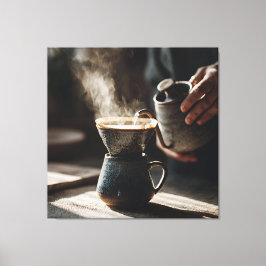 Lienzo Dark Glaze Pour Over Ritual