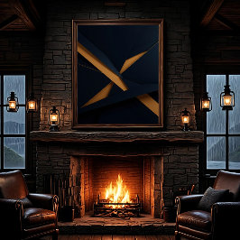 Lienzo Dark Gold Luxury