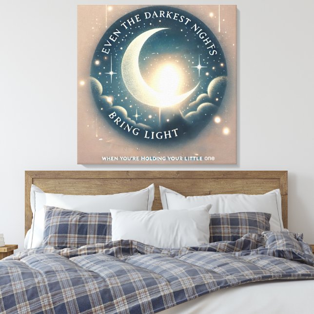 Lienzo Darkest Nights AI art (Insitu(Dormitorio))