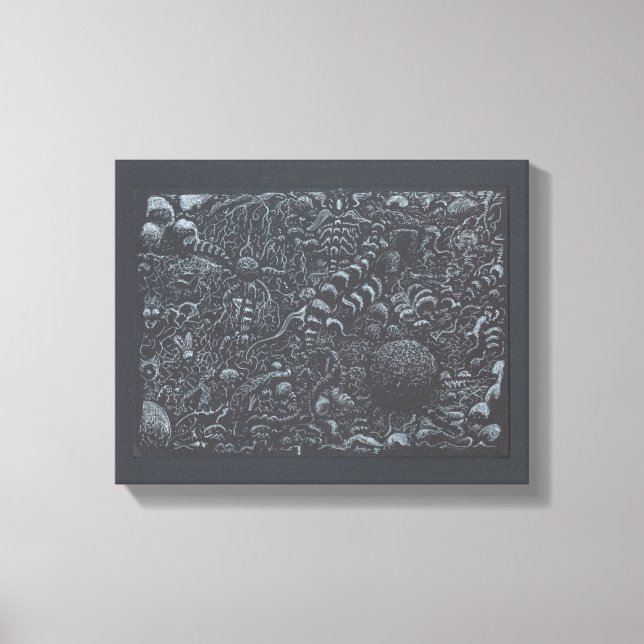 Lienzo Darkworld, by Brian Benson, (Anverso)