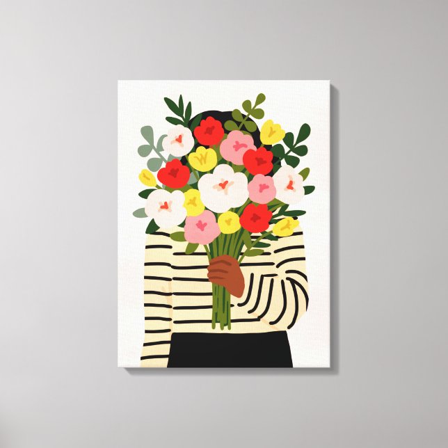 Lienzo Darling Valentine I (Anverso)