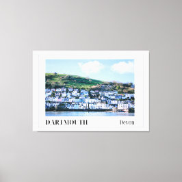 Lienzo Dartmouth, Devon, Inglaterra