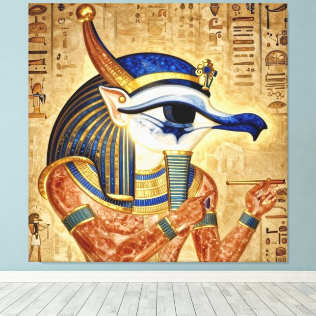 Lienzo Das Ägyptische Auge  (Insitu (piso de madera))