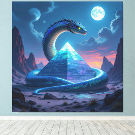 Lienzo „Das Geheimnis der Schlangengötter“