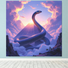 Lienzo „Das Geheimnis der Schlangengötter“