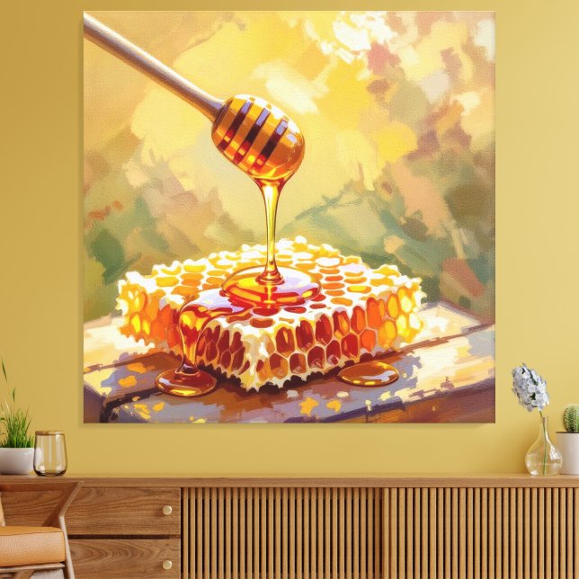 Lienzo Das Gold der Natur – Honig (Insitu (Sala de estar))