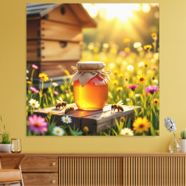 Lienzo Das Gold der Natur – Honig