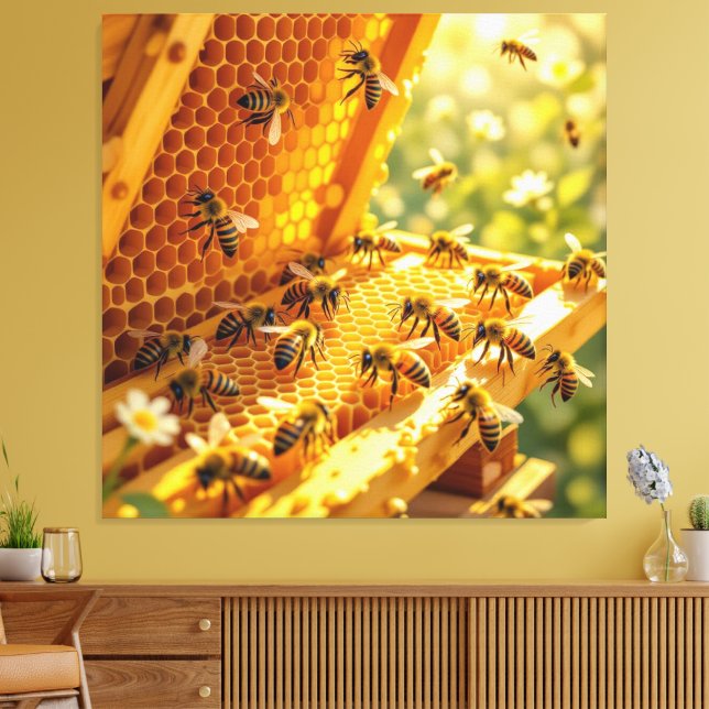 Lienzo Das Gold der Natur Honig (Insitu (Sala de estar))