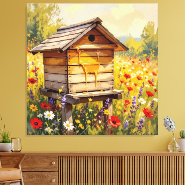 Lienzo Das Gold der Natur – Honig (Insitu (Sala de estar))