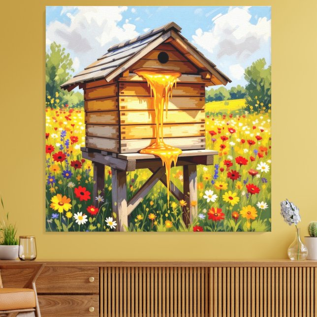 Lienzo Das Gold der Natur – Honig (Insitu (Sala de estar))