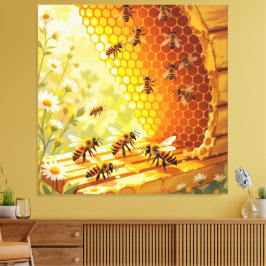 Lienzo Das Gold der Natur – Honig