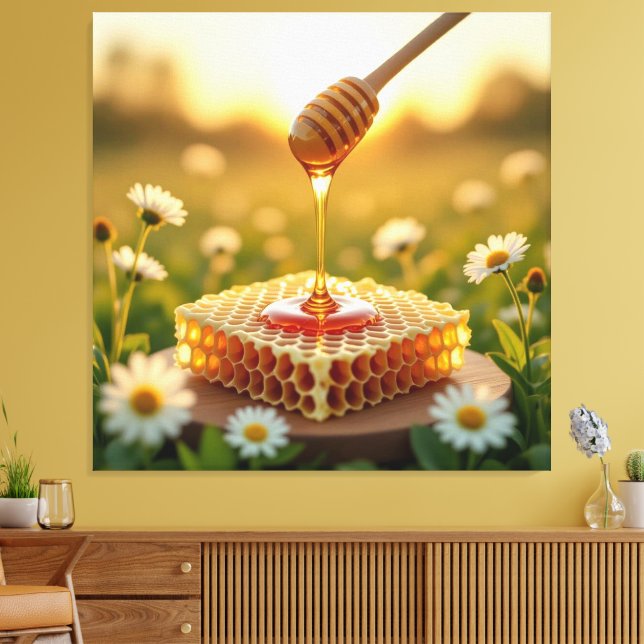 Lienzo Das Gold der Natur – Honig (Insitu (Sala de estar))