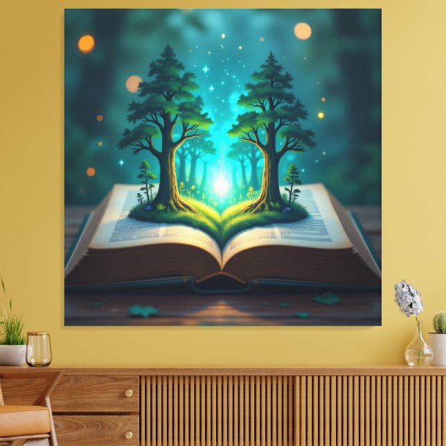 Lienzo  Das magische Märchenbuch    (Insitu (Sala de estar))