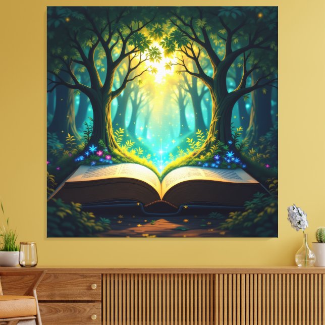 Lienzo  Das magische Märchenbuch    (Insitu (Sala de estar))