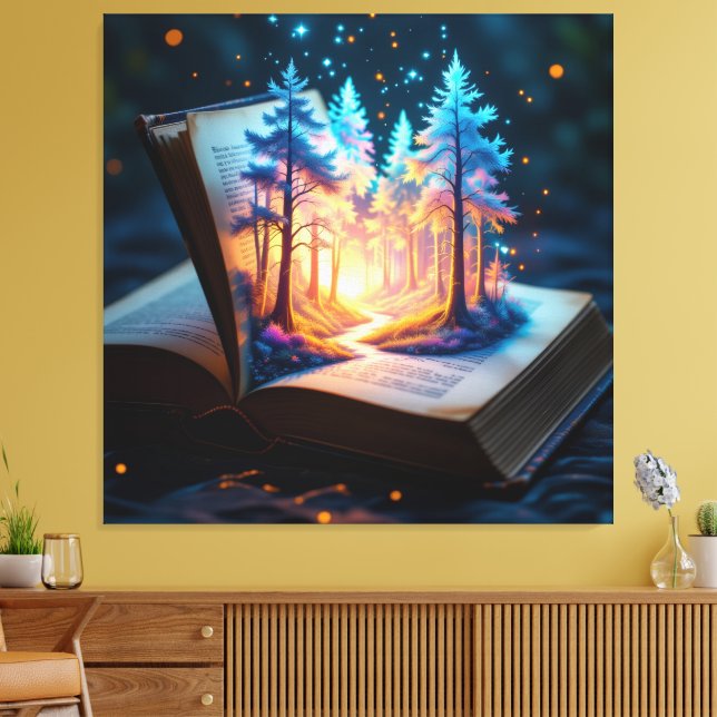 Lienzo  Das magische Märchenbuch    (Insitu (Sala de estar))