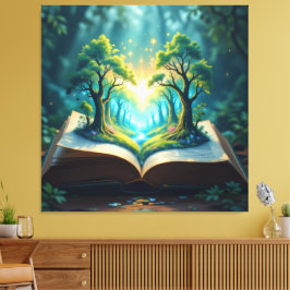 Lienzo  Das magische Märchenbuch   