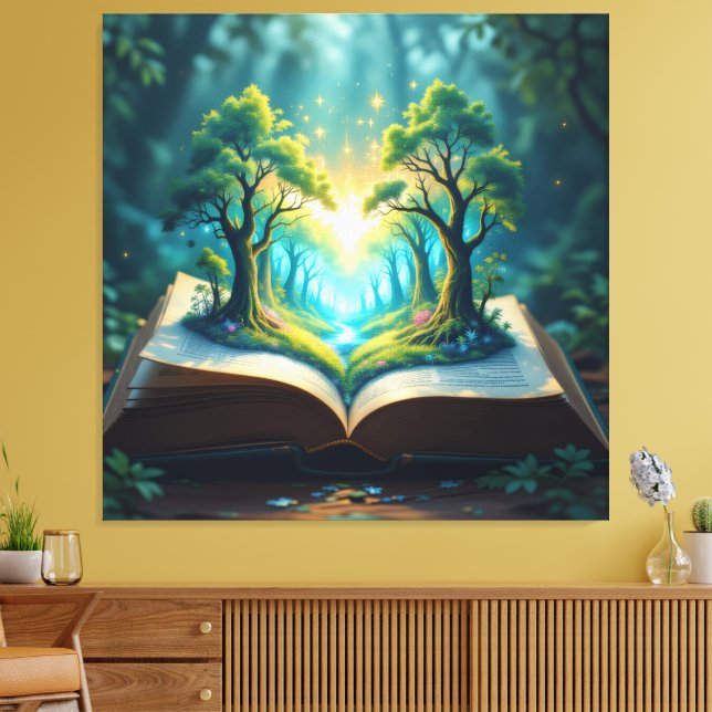 Lienzo  Das magische Märchenbuch    (Insitu (Sala de estar))