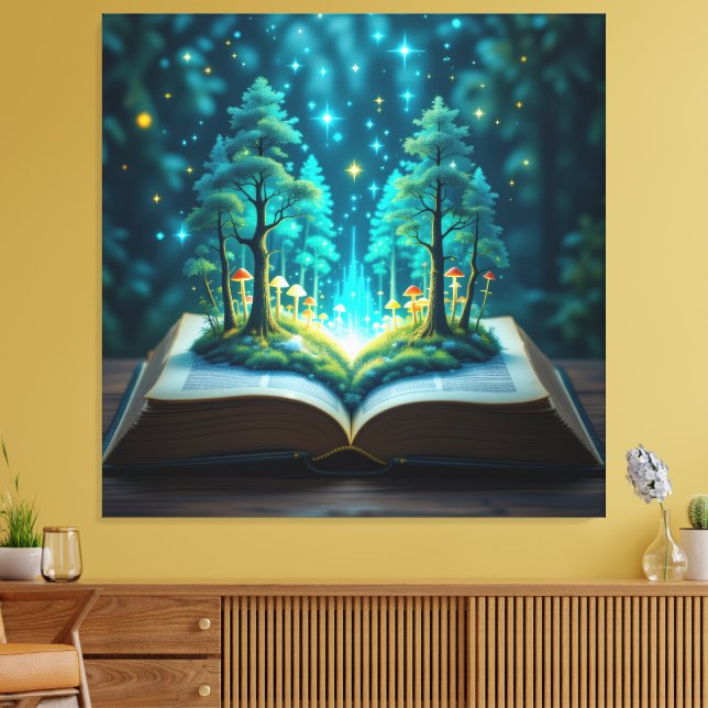 Lienzo  Das magische Märchenbuch    (Insitu (Sala de estar))