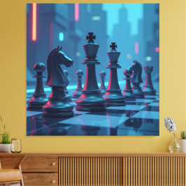 Lienzo Das Spiel der Könige – Schach