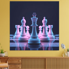 Lienzo Das Spiel der Könige – Schach