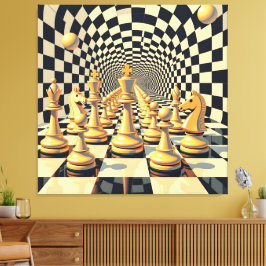 Lienzo Das Spiel der Könige – Schach