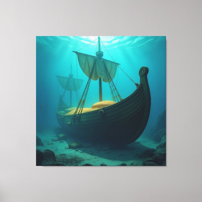 Lienzo   „Das versunkene Gold der Wikinger“   (Anverso)