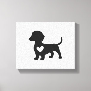 Lienzo Daschund
