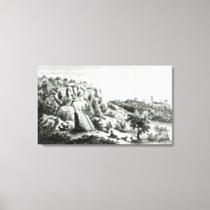 Lienzo d'Asso de Castel, de la necrópolis