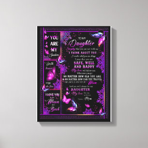 Lienzo Daughter Lovers   A Mi Hija La Mamá De Amor