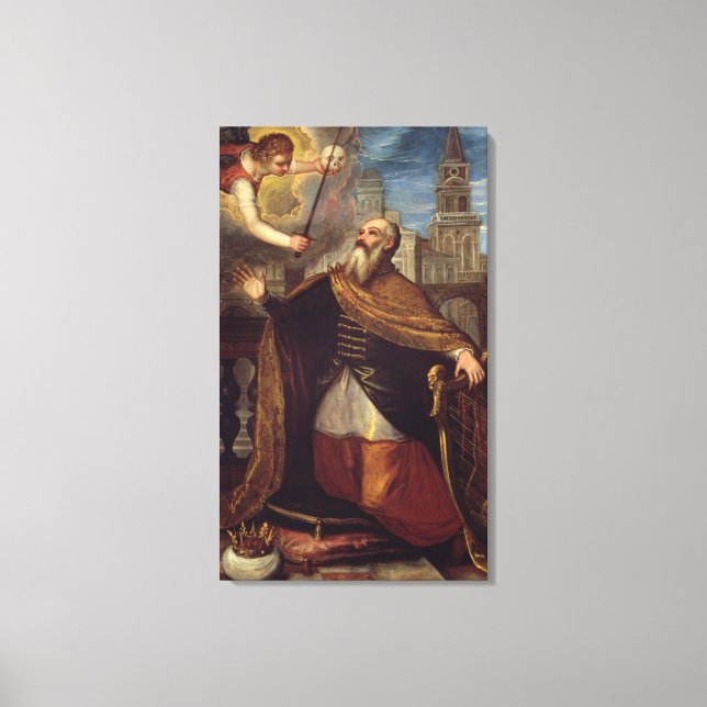 Lienzo David (petróleo en el panel) (Anverso)