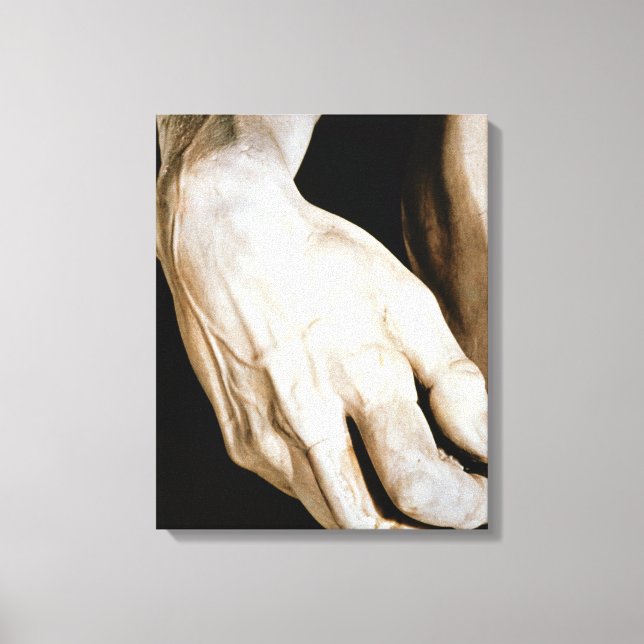 Lienzo David por Michelangelo Buonarroti , 1501-04 (Anverso)