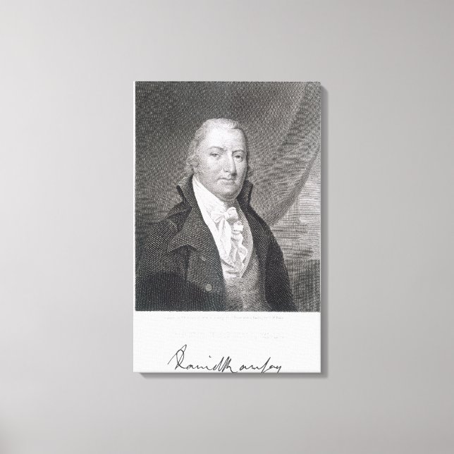 Lienzo David Ramsay, grabado por James Barton Longacre (1 (Anverso)