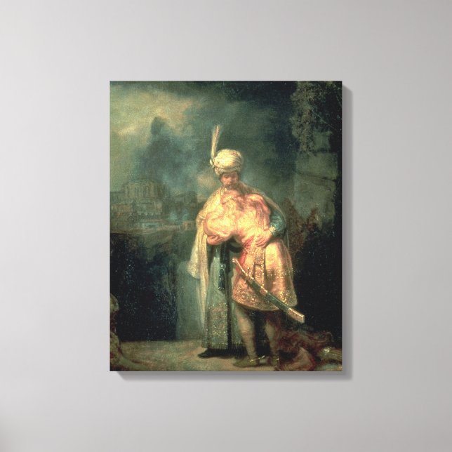 Lienzo David y Jonathan, 1642 (Anverso)