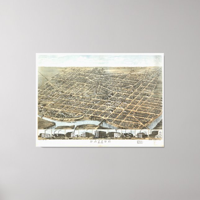 Lienzo Dayton, Ohio (1870) (Anverso)