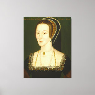 Lienzo De Ana Bolena esposa en segundo lugar del retrato