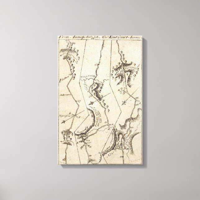 Lienzo De Annapolis a New Kent Courthouse 74 (Anverso)