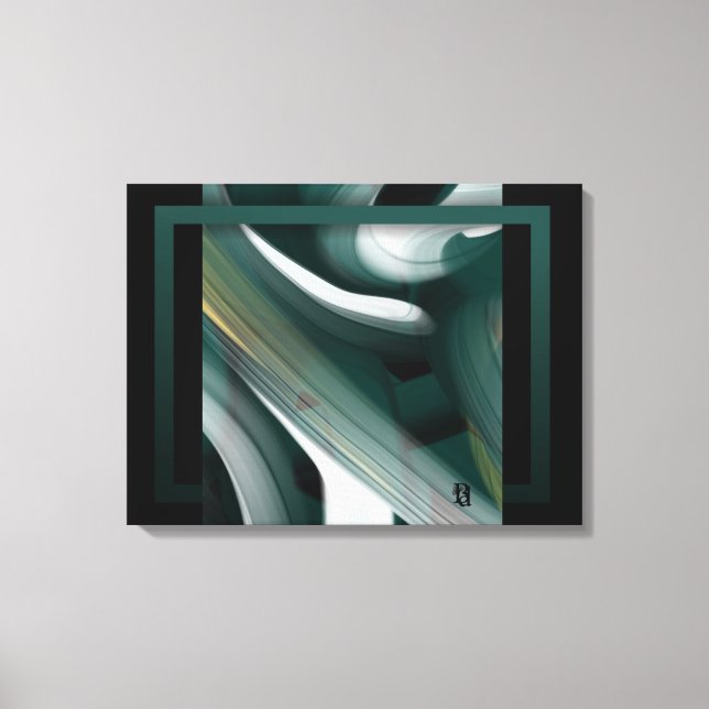 Lienzo de arte abstracto de tendencia de 24x18" ne (Anverso)