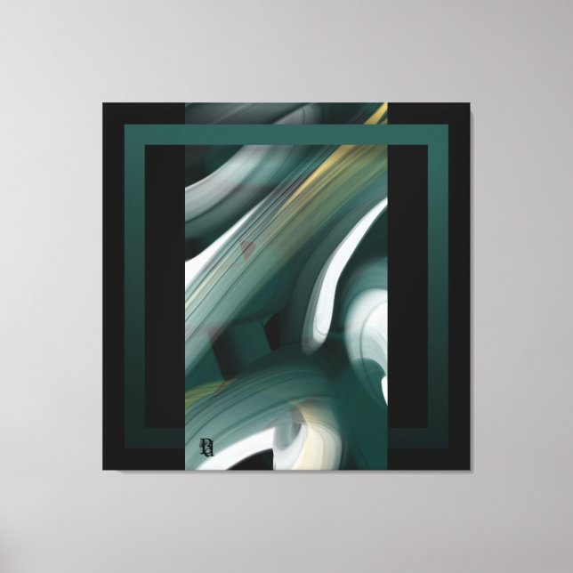 Lienzo de arte abstracto de tendencia de 40x40" ne (Anverso)