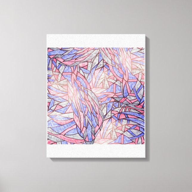 Lienzo de arte abstracto Lemohaco  (Anverso)